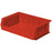 Health Care Logistics HCL Super Tough Storage Bin Red Industrial Grade Polymers 5 X 10-7/8 X 16-1/2 Inch - 1417R