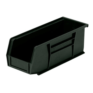 Health Care Logistics HCL Super Tough Storage Bin Black Industrial Grade Polymers 4 X 4-1/8 X 10-7/8 Inch - 1401K