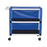 Mjm International - Linen Cart with Cover 2 Shelves 100 lbs. per Shelf Weight Capacity PVC 3 Inch Twin Casters - 332-2C