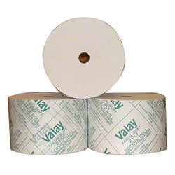 Saalfeld Redistribution Valay Toilet Tissue White 2-Ply Standard Size Cored Roll 1250 Sheets 4 X 4.5 Inch - 340