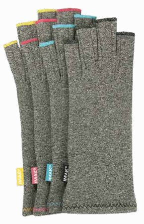 Brownmed IMAK Compression Arthritis Glove Open Finger X-Small Over-the-Wrist Hand Specific Pair Cotton / Lycra - A20173