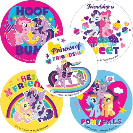 Smilemakers  100 Per Unit My Little Pony Pals Sticker 2.5 Inch - ST1067B