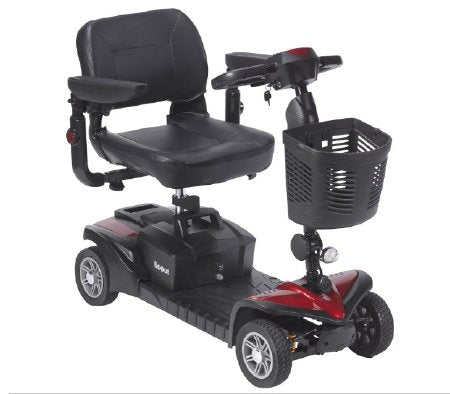 Drive Medical Scout 4 Electric Scooter 4 Wheel Red / Blue - SFSCOUT4