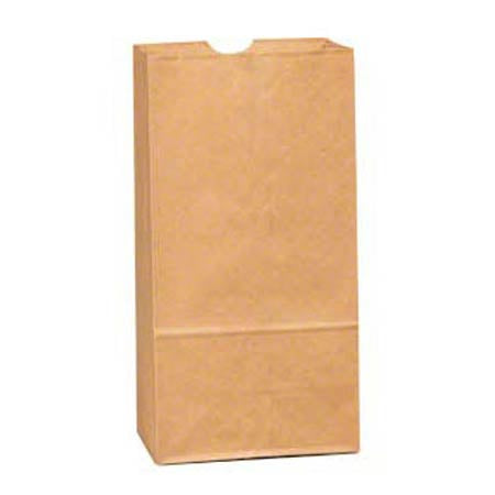 Saalfeld Redistribution Duro Grocery Bag Brown Kraft Recycled Paper 4 lbs. - 18404