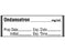 Shamrock - Drug Label Anesthesia Label Ondansetron mg/mL Prep Date_Exp Date_ Initial_Exp Time_ White 1/2 X 1 Inch - SA-3251-EXP