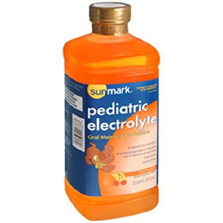 Perrigo Company sunmark Pediatric Oral Electrolyte Solution Fruit Flavor 33.8 oz. Bottle Ready to Use - 49348057041