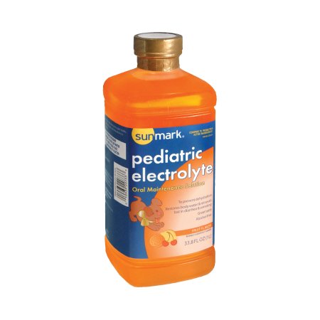 sunmark - Pediatric Oral Electrolyte Solution Fruit Flavor 33.8 oz. Bottle Ready to Use - 49348057041