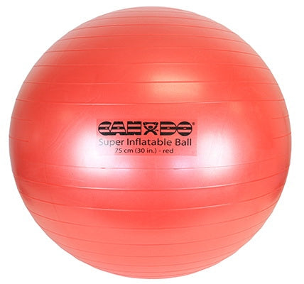 CanDo Sup-R - Inflatable Exercise Ball Red - 30-1964