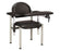 SC Series - Blood Drawing Chair 1 Adjustable Flip Up Armrest Black - 6050-U-3BK