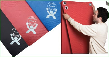 ArmaSport Premium - Exercise Mat Blue Rubberized Foam 2/5 X 24 X 72 Inch - 32-1420R