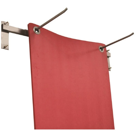 Fabrication Enterprises - Exercise Mat Wall Rack 4 X 4 X 36 Inch, Holds 5 Mats - 32-1492