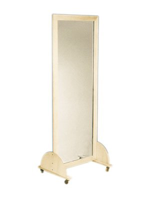 Fabrication Enterprises - Mobile Mirror 24 X 28 X 75 Inch - 19-1101