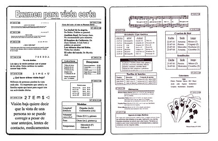 Good-Lite Spanish Contemporary Near Vision Card 16 Inch - 547300