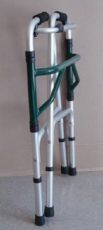 Newmatic Medical Single Release Walker Aluminum Frame 250 lbs. Weight Capacity 32 to 36 Inch Height - FAHWA