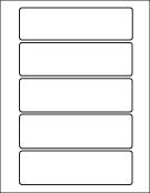 Centurion - Blank Label Laboratory Use White Paper 1 X 3 Inch - DTL893