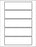 Centurion - Blank Label Laboratory Use White Paper 1 X 3 Inch - DTL893