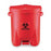 VWR International Medical Waste Receptacle 14 gal. Round Red HDPE Step On - 56610-181