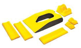 Alimed Alilite Prone Positioning Set 20-1/2 X 74 X 5-1/2 Inch Foam / Gel Freestanding - 937921