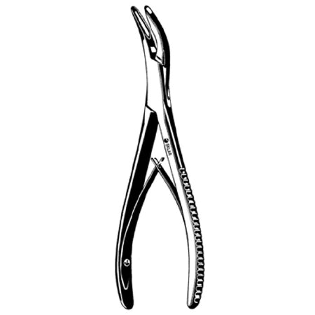 Sklar - Bone Rongeur Olivecrona Curved Hollow Tips Plier Type Handle 7-1/2 Inch Length - 47-2480