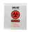 Elkay Plastics Lab-Loc Specimen Transport Bag with Document Pouch 8 X 8 Inch Low Density Polyethylene Biohazard Symbol / Storage Instructions Zip Closure NonSterile - LAB20808