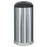 Rubbermaid - Trash Can 15 gal. Round Silver Stainless Steel Open Top - FGR32SSSGL