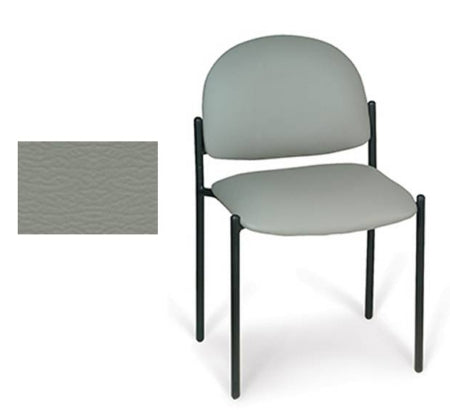Hausmann Industries Pro-Form Side Chair Dove Gray Without Armrests Vinyl - 2159-722