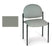 Hausmann Industries Pro-Form Side Chair Dove Gray Without Armrests Vinyl - 2159-722
