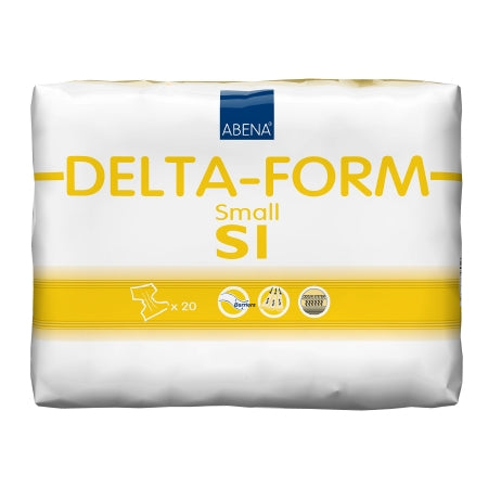 Abena Delta-Form - Unisex Adult Incontinence Brief Small Disposable Moderate Absorbency - 308851