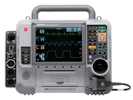LIFEPAK 15 - Defibrillator Unit Manual Operation Lifepak 15 Electrode Pads Contact - 99577-001955