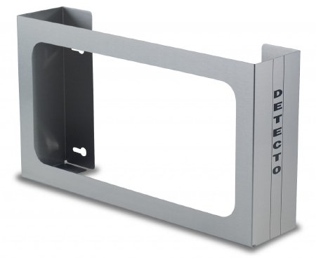 Detecto Scale - Glove Box Holder Vertical Mounted 3-Box Capacity Silver 4 X 10 X 18 Inch Steel - GH3SS