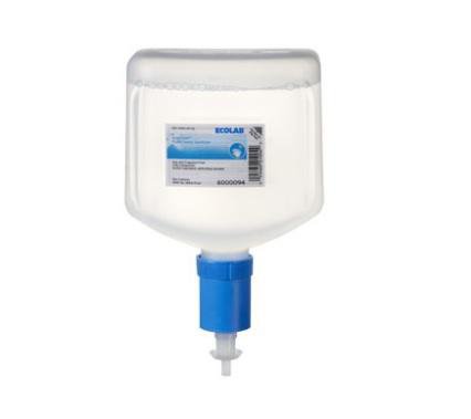 Ecolab Quik Care - Hand Sanitizer 750 mL Ethyl Alcohol Foaming Dispenser Refill Bottle - 6000073