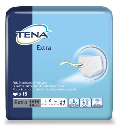 SCA Personal Care TENA Extra Adult Absorbent Underwear Pull On Large Disposable Heavy Absorbency - 72332
