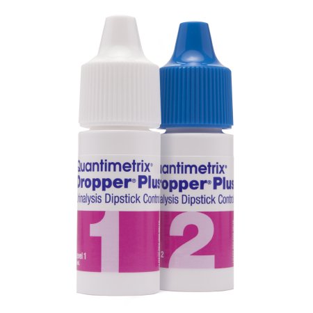 Quantimetrix Dropper Plus Urine Chemistry Urinalysis Control Urinalysis Dipstick Testing 2 Levels 10 X 5 mL - 1440-04