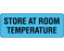 Shamrock Scientific Shamrock Pre-Printed Label Auxiliary Label STORE AT ROOM / TEMPERATURE Blue 3/4 X 2 Inch - UPCR-5003