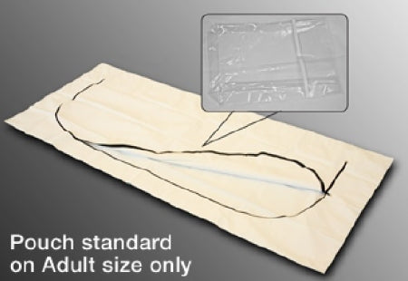 EnviroMed-Bag - Post Mortem Bag 24 W X 48 L Inch Child Size Olefin Film Zipper Closure, Envelope Style - EMD2-2448A