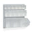 Market Lab Inc Storage Bin Unit Clear 5-1/4 X 6-1/2 X 23-1/2 Inch - 10380