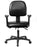 Fisher Scientific Fisherbrand Task Chair Black Adjustable Arms Vinyl - 14360263