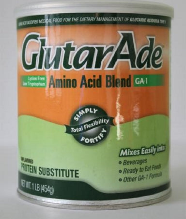 Nutricia North America GlutarAde Essential GA-1 Oral Supplement Vanilla Flavor 400 Gram Can Powder - 7542