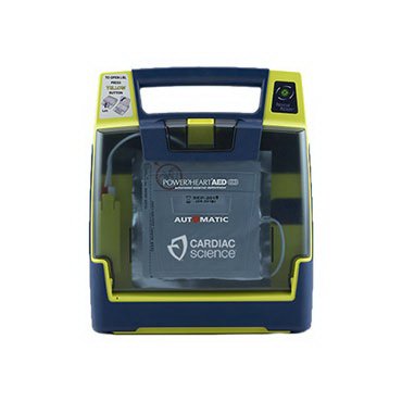 Cardiac Science Powerheart AED G3 Plus Automated External Defibrillator Automatic Operation 2 Adult Pads - 9390A-1001P