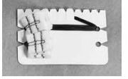 Gardlok - Surgical Neuro Sponge X-Ray Detectable Cotton 3/4 X 3/4 Inch 10 Count Card Sterile - 200105