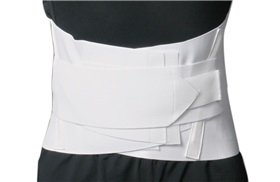 AliMed Lumbosacral Support Plus - Back Support 4X-Large Hook and Loop Closure 52 to 56 Inch Hip Circumference 10 Inch Back Height to 6 Inch Front Height Adult - 65976