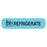 Apothecary Products Apothecary Products Pre-Printed Label Auxiliary Label REFRIGERATE Blue 3/8 X 1-9/16 Inch - 41017
