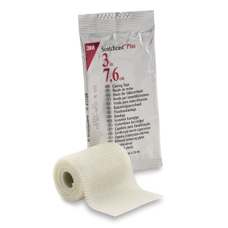 3M Scotchcast Plus - Cast Tape 3 Inch X 12 Foot Fiberglass / Resin White - 82003