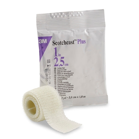 3M Scotchcast Plus - Cast Tape 1 Inch X 6 Foot Fiberglass / Resin White - 82001