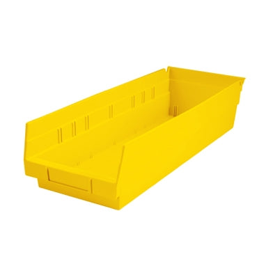 Health Care Logistics - Shelf Bin Yellow Plastic 4 X 6-5/8 X 17-7/8 Inch - 1455Y