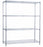 R & B Wire Products Wire Shelving Unit 4 Shelves Adjustable Chrome-Plated - SU244872