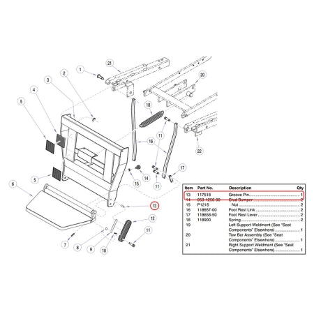 Midmark - Groove Pin - 117518