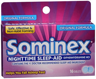 Medtech Laboratories Sominex Sleep Aid 16 per Box Tablet 25 mg Strength - 4203710355