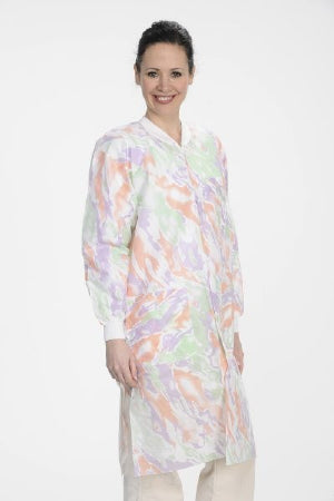 Valumax International Lab Coat Valumax Extra-Safe Multicolor Small Knee Length Limited Reuse - 3660PGOS