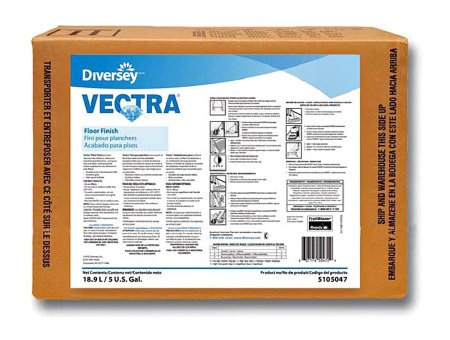 Diversey Vectra - Floor Finish Liquid 5 gal. Box Ammonia Scent - DVS5105047